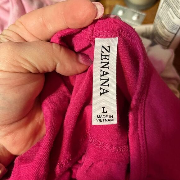 Zenana Large Pink Sundress 2 Pockets Like NEW - Picture 8 of 10